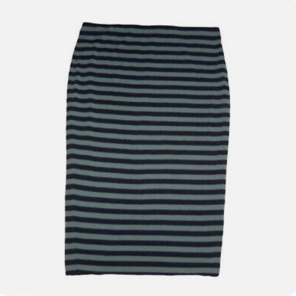 Vince Camaro medium stretchy striped pencil skirt